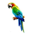 thumbnail image 3 of Colorful Artificial Parrots Figurines Miniature Pendant Hanging Bird Model Animal Sculpture Photo Props for Garden Wedding C, 3 of 8