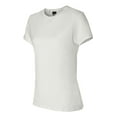 thumbnail image 2 of Hanes Sl04 Ladies' 4.5 Oz. 100 Ringspun Cotton Nano-T T-Shirt, 2 of 3