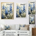 thumbnail image 4 of Designart "Peaceful Blue Bonnets VII" Blue Bonnets Floater Framed Canvas Prints, 4 of 5