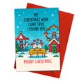 thumbnail image 1 of Tarjeta de felicitación Podagree Romantic Christmas para parejas, 13 x 21 cm, 1 of 7
