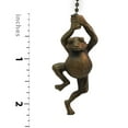 thumbnail image 3 of Royal Designs Swinging Frog Fan Pull Chain, Antique Brass- Set of 2, 3 of 3