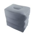 thumbnail image 2 of pitrice Convenient Inflatable Foot Rest 3 Layers Foot Stool Foot Rest Pillow for Traveling Light Gray 40 x 30 x 43cm 1Set, 2 of 6
