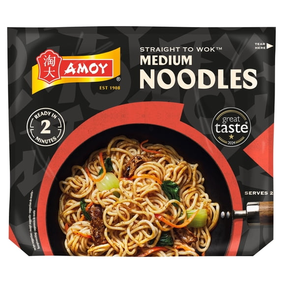Amoy Medium Noodles 2X150g, Imported from Britain
