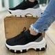 thumbnail image 1 of Novedad de verano, zapatos deportivos informales de suela gruesa de gran tamaño, puntera redonda, encaje frontal Wmkox8yii shalkjhdk268, 1 of 1