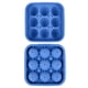 thumbnail image 2 of Molde de hielo reutilizable de silicona con 9 cavidades grandes en forma de balón de fútbol, apto para uso alimentario, flexible, con tapa, ideal para cócteles, whisky y uso en barra de casa., 2 of 7