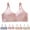 Beige, variant on Women's Non-steel Lace Stitching Comfortable Summer Womens Bras and Breathable Ruffled Bra