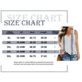 thumbnail image 3 of TIYOMI Women's Plus Size Tank Tops 3X V Neck Stripe Blouses Loose Fit Summer Tank Tops 3XL 22W 24W, 3 of 3