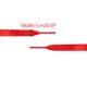thumbnail image 5 of Cordones planos de cinta para zapatillas de deporte, cordones para mujer, decoración DIY rojo 200cm/78.7, 5 of 6