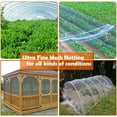 thumbnail image 5 of Garden Netting, Plant Covers 10x33Ft Net Ultra Fine Mesh Protection Netting for Vegetable Plants Fruits Flowers Crops Greenhouse Row Cover Raised Bed Barrier Screen Protection Net Cover, 5 of 6