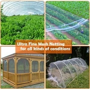 Garden Netting, Plant Covers 10x33Ft Net Ultra Fine Mesh Protection Netting for Vegetable Plants Fruits Flowers Crops Greenhouse Row Cover Raised Bed Barrier Screen Protection Net Cover