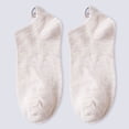 thumbnail image 2 of Ttongbb Socks Solid Candy Color No Show Low Cut Cotton Minimalist Breathable Ankle Socks Running Hiking Sports Everyday Footwear, 2 of 4