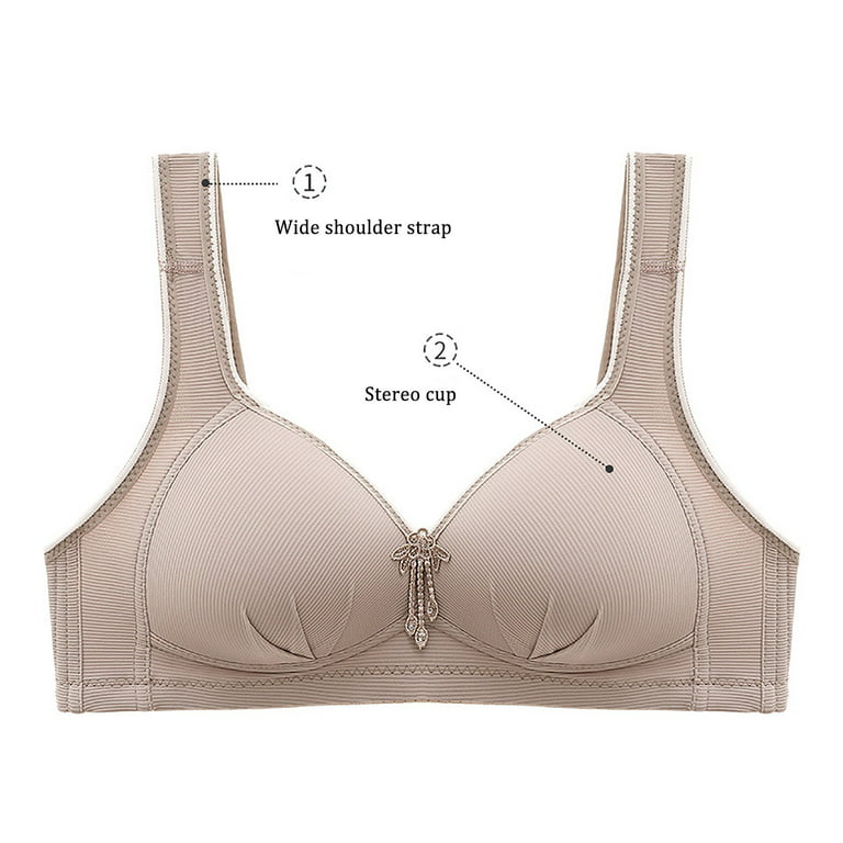 CAICJ98 Lingerie for Women Plus Size Low Cut Bra for Womens Deep V  Underwear Bralette Crop Top Female Bra Push Up Brassiere Bra B,D 
