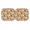 thumbnail image 5 of Lsque Fall Maple Leaves 2 PCS Windshield Sun Shade | CarFoldable Window Covers | Car Accessories Reflect UV for Universal Cars SUV Truck | Small, 5 of 7