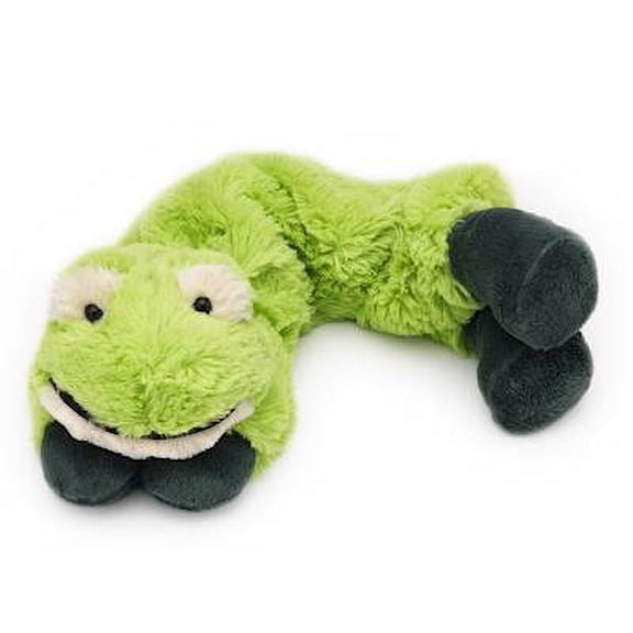 frog animal neck wrap cozy plush heatable lavender scented