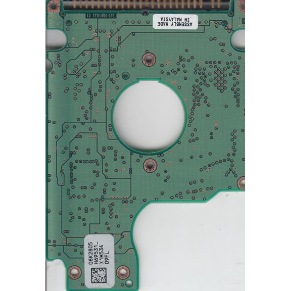 HTS726060M9AT00, 08K2805 H69531_, 0A26905, DA1160, Hitachi IDE 2.5 PCB