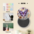 thumbnail image 5 of Glass Refrigerator Magnet 6Pcs Magnetic Fridge Sticker,Decor for Kitchen,Whiteboard,Cabinet,Mandala With Purple Butterfly, 5 of 5