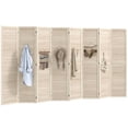 thumbnail image 1 of HOMCOM 8 Panel Folding Room Divider Privacy Screen Indoor Home Decoration, 1 of 10