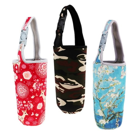 

3pcs Tumbler Carrier Holder Insulated Mug Bag Cover Pouch Drink Sleeve Multi