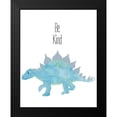 thumbnail image 2 of Santiago, Daniela 12x14 Black Modern Framed Museum Art Print Titled - Be Kind Dino, 2 of 5