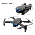 thumbnail image 3 of Casrra Drone E99Pro HD Dual Camera Quadcopter Foldable 30-Min Flight Time 2 Batteries Black, 3 of 16