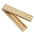 thumbnail image 3 of Natural Paulownia Wood Boxes Stationery Organizer Pencil Case Small Gift Box, 3 of 7