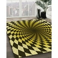 thumbnail image 2 of Ahgly Company Indoor Round Patterned Midnight Gray Area Rugs, 8' Round, 2 of 6
