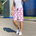 thumbnail image 6 of Pofeuu Beautiful Swans Print Men's Soft Woven Elastic Waistband Sleep Pajama Short-Medium, 6 of 6