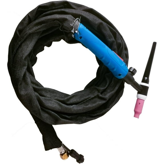 Gamvdout 200 Amp Tig Torch Air Cooled Tig Welding Torch Flexible Head Torch Valve WP-17FV 3 meters for 180A-220A TIG Welding Machine tig welding accessories