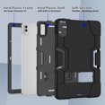 thumbnail image 4 of Dteck for Lenovo Tab M10 5G 10.6 Inch TB360ZU 2023 Case, Heavy Duty Protection Shockproof Rugged Case with Kickstand,Black, 4 of 6