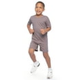 thumbnail image 3 of Athletic Works Boy's Active Short Sleeve T-Shirt and Short Set, Sizes 4/5-18, 3 of 9