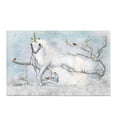 thumbnail image 2 of CADecor Fantasy Unicorn Winter Holiday Background Bath Mat Soft Bathroom Rugs Doormat 30x18 inches, 2 of 2