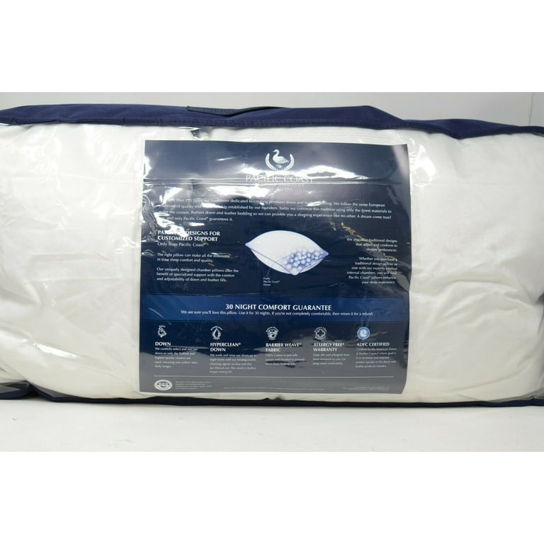 Pacific Coast Feather Hungarian White Duck Down King Pillow