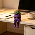 thumbnail image 4 of Clearance! Halloween Whimsical Hanging Leg Planter, Resin Succulent Garden Pot, Witch, 4 of 8