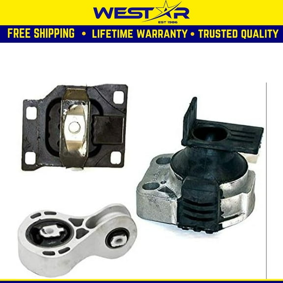 Fits 2008-2011 Ford Focus 2.0L Engine Motor & Trans Mount Set 3pcs AT & MT