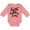 Mauve, variant on Inktastic Breast Cancer Awareness Faith over Fear with Pink Ribbon and Arrow Girls Long Sleeve Baby Bodysuit