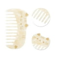 thumbnail image 3 of Unique Bargains 1 Pc Women Durable Cute Cat Comb Gold Tone Acetate Sheet, 3 of 6