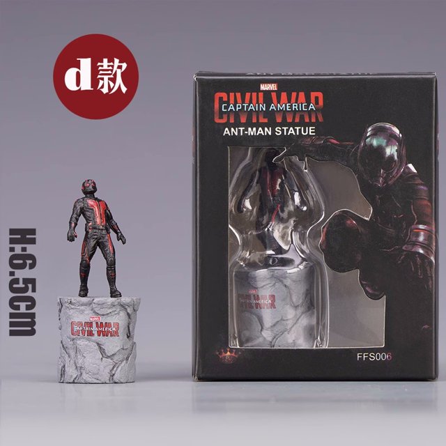 Figura de Ant-Man 3, Quantumania, Wasp, Civil War, Stone, Ant-Man, versión Q, personalidad creativa, modelo genial, adorno de escritorio, juguete de regalo