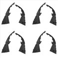 thumbnail image 1 of 8Pcs Front Windshield Wiper Cowl Trim Water Deflector Plate Neck Trim Panel for Kicks 2016-2020,8 x Front wiper deflector,black, 1 of 5