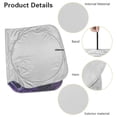 thumbnail image 5 of Yuyamidu Wolf Car Windshield Sun Shade Purple Galaxy Front Window Sunshade Butterfly Auto Window Shades Accessories for SUV Van Big Sedan Hatchback, 5 of 7