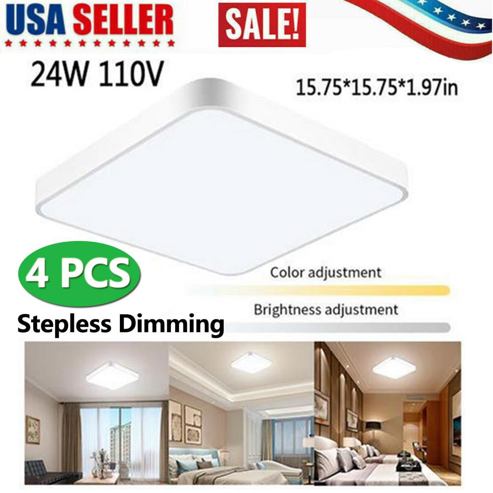 Details about   Led Ceiling Panel Light Dimmable High Brightness Downlight With Adapter 20Pcs 
