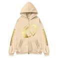 thumbnail image 5 of Bovemsi Sweatshirt for Women Zip Up Hoodie Oversized Casual Long Sleeve Football Jacket Sunday Funday Mom Tops Zip Up Hoodie, 5 of 5