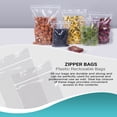 thumbnail image 5 of Clear Zipper Poly Bags, Ultra Thick 4 mil Seal Top, 1000 Count, 2 x 3 in, 5 of 6