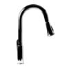 thumbnail image 5 of Polished Chrome Gooseneck Pull Down Kitchen Faucet, 5 of 11