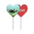 thumbnail image 1 of Ocean Antarctic Penguin Science Nature Picture Toothpick Flag LOVE Heart Lable Cupcake Pick, 1 of 4