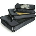thumbnail image 6 of TravelWise Nylon Luggage Organization Packing Cubes, Black, 3 Sizes, 6 of 6