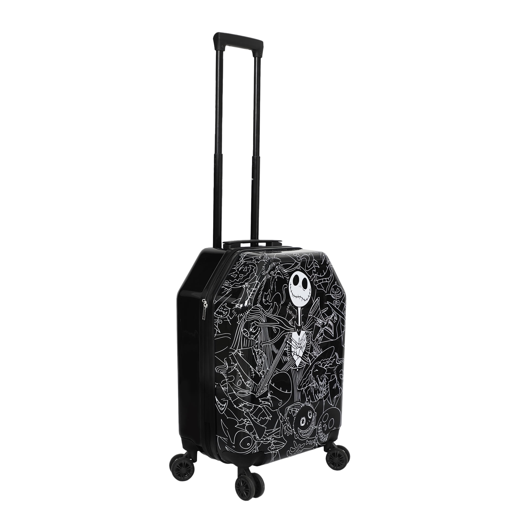 Nightmare Before Christmas Jack Skellington 20" Carry-On Luggage With Wheels And Retractable Handle