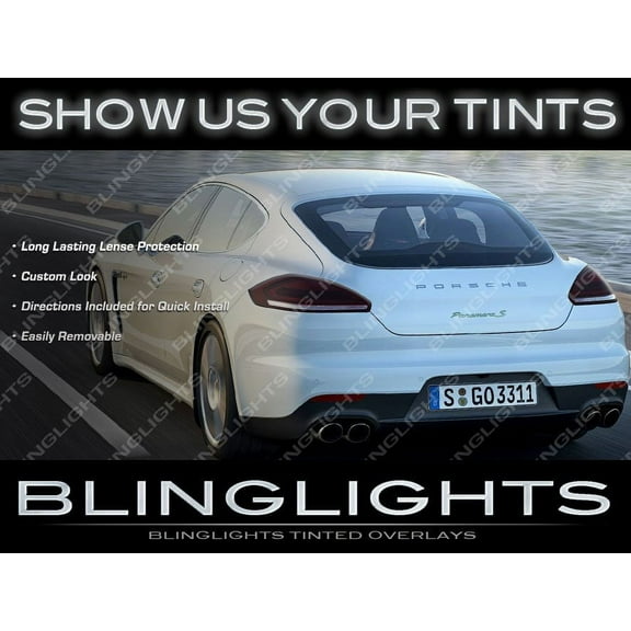 For Porsche Panamera Tint Lense Film Tail Light Overlays Lamp Smoked Protection Film Kit