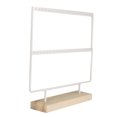 thumbnail image 3 of Earring Storage Rack,2-Layer Iron Wood Earring Ear Stud Display Ear Stud Rack Striking Appearance, 3 of 8