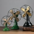 thumbnail image 4 of Luxshiny Adorno Retro En Resina En Forma De Ventilador Verde Para De Y Hogar, 4 of 6