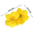 thumbnail image 2 of Daffodil Hair Clips Floral Barrettes For Women Girls Hair Accessories Yellow Flower Hairpins Day 2PCS, 2 of 5